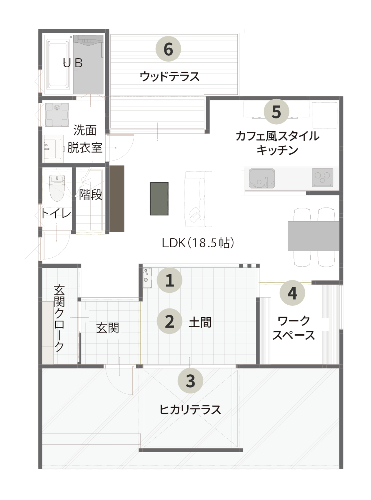 間取り 1階