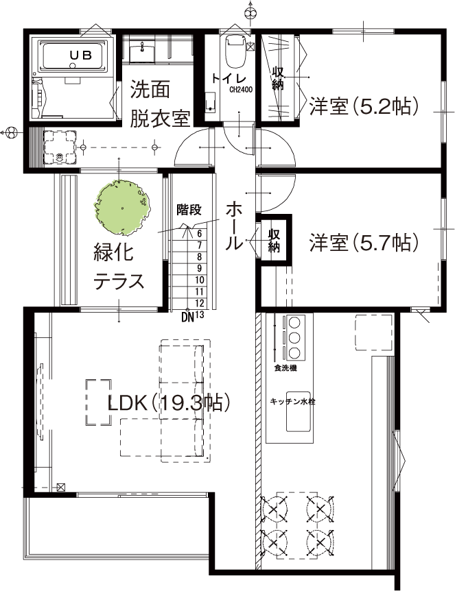 間取り 2階