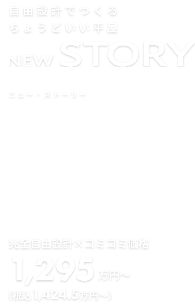 自由設計でつくる ちょうどいい平屋 NEW STORY